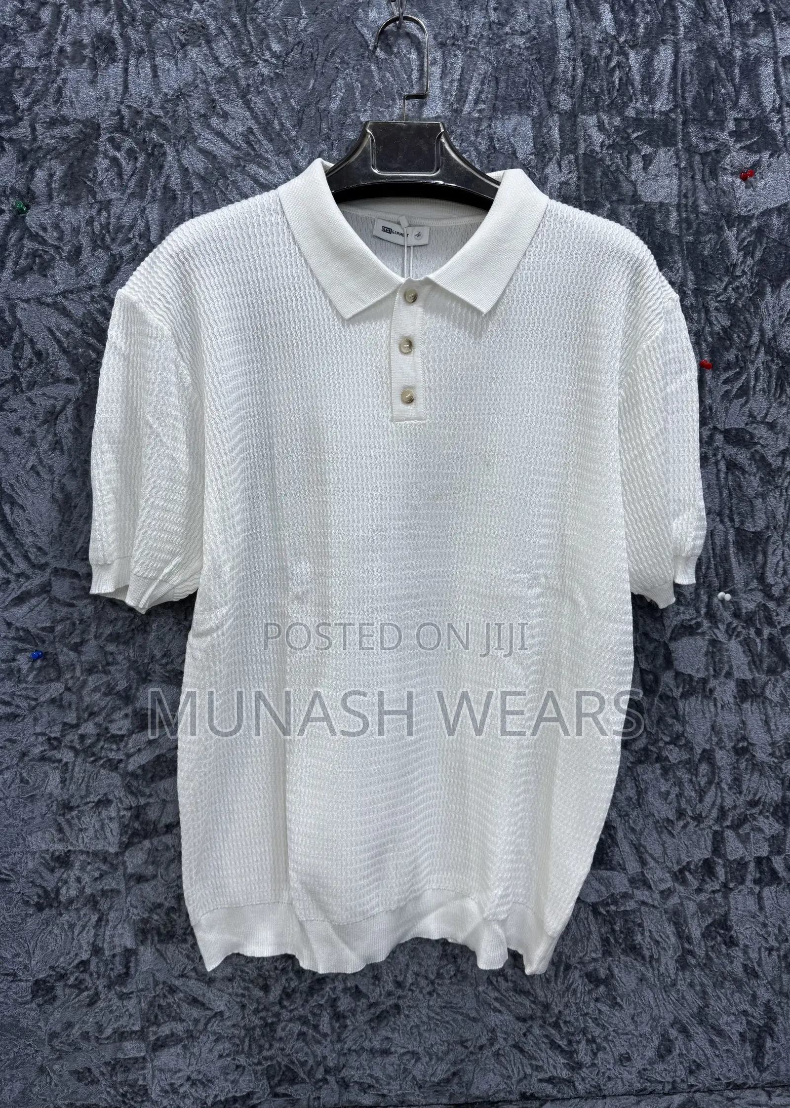 White Cozzy Polo M-3xl