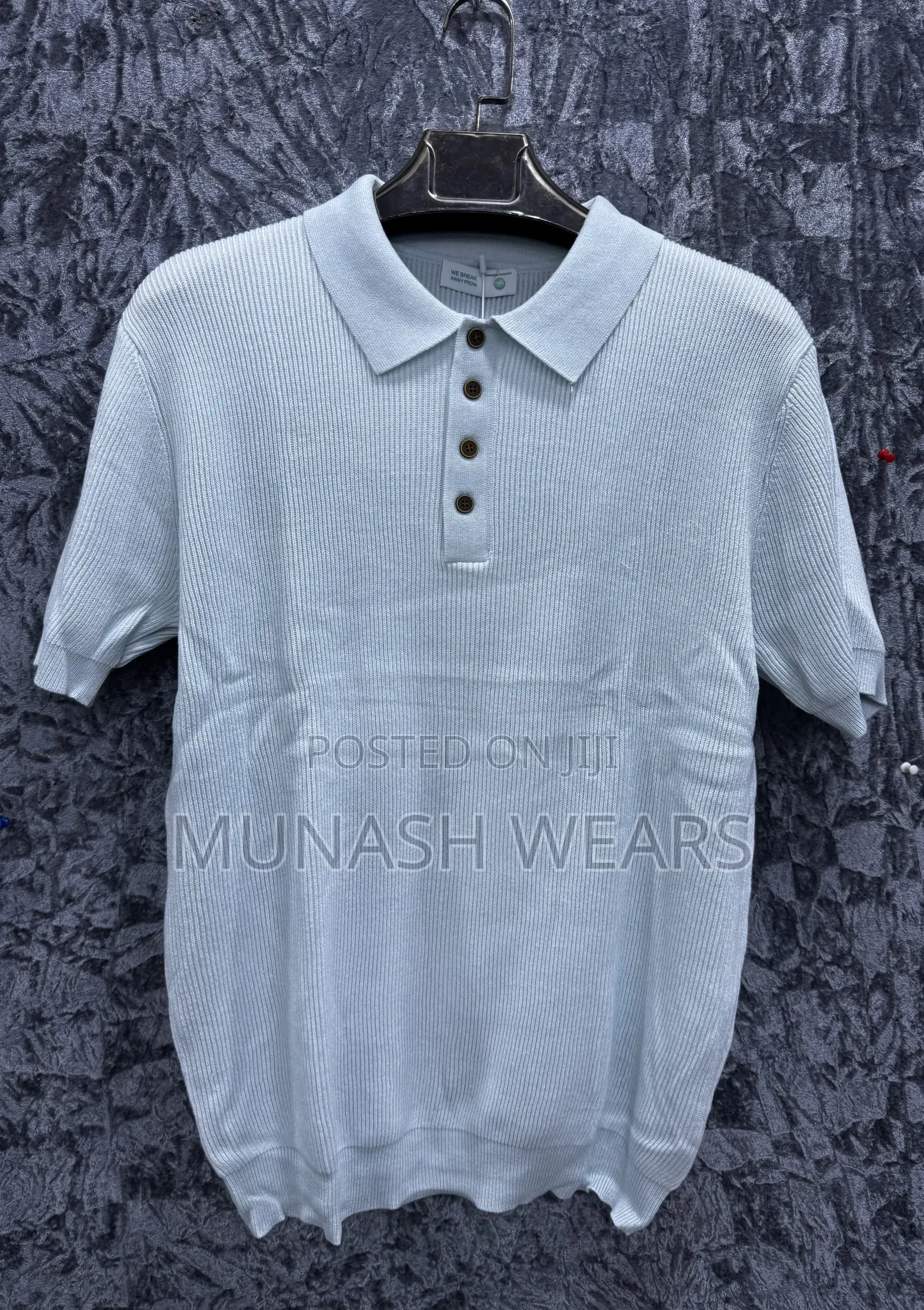 Blue Cozzy Polo M-3xl Available