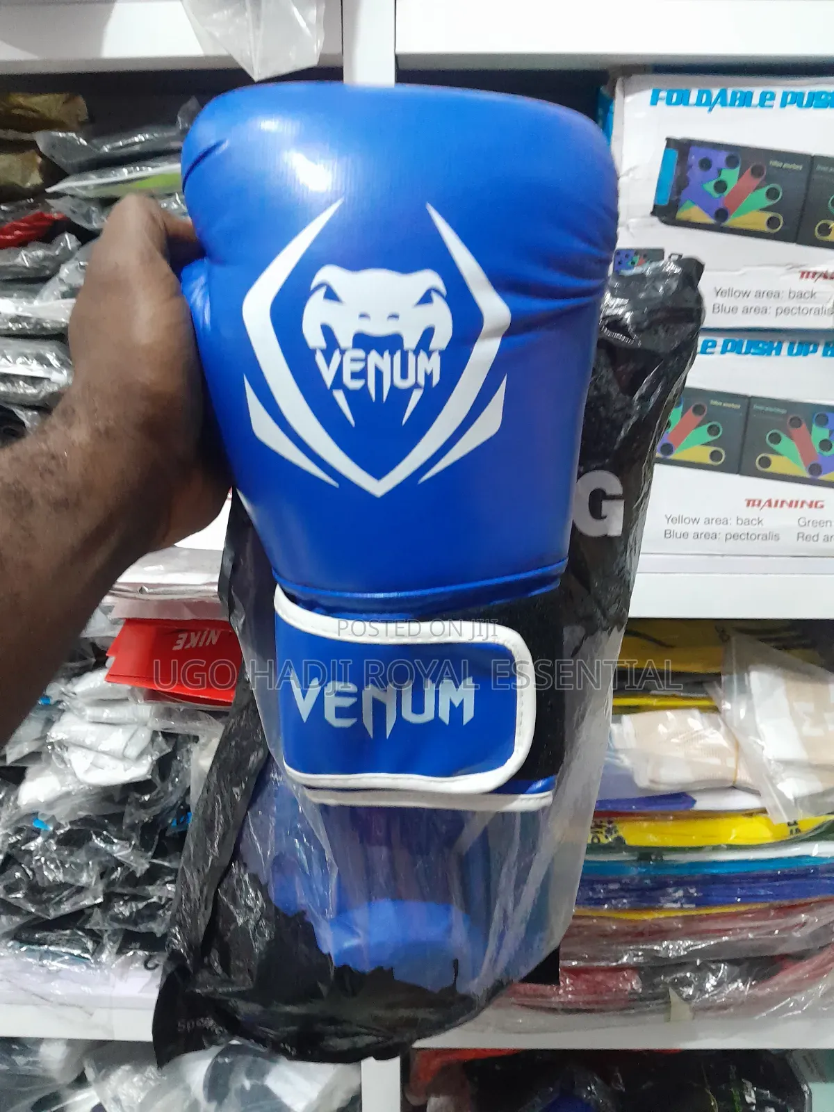 Venum Contender 1.5 Blue Boxing Gloves - High Quality