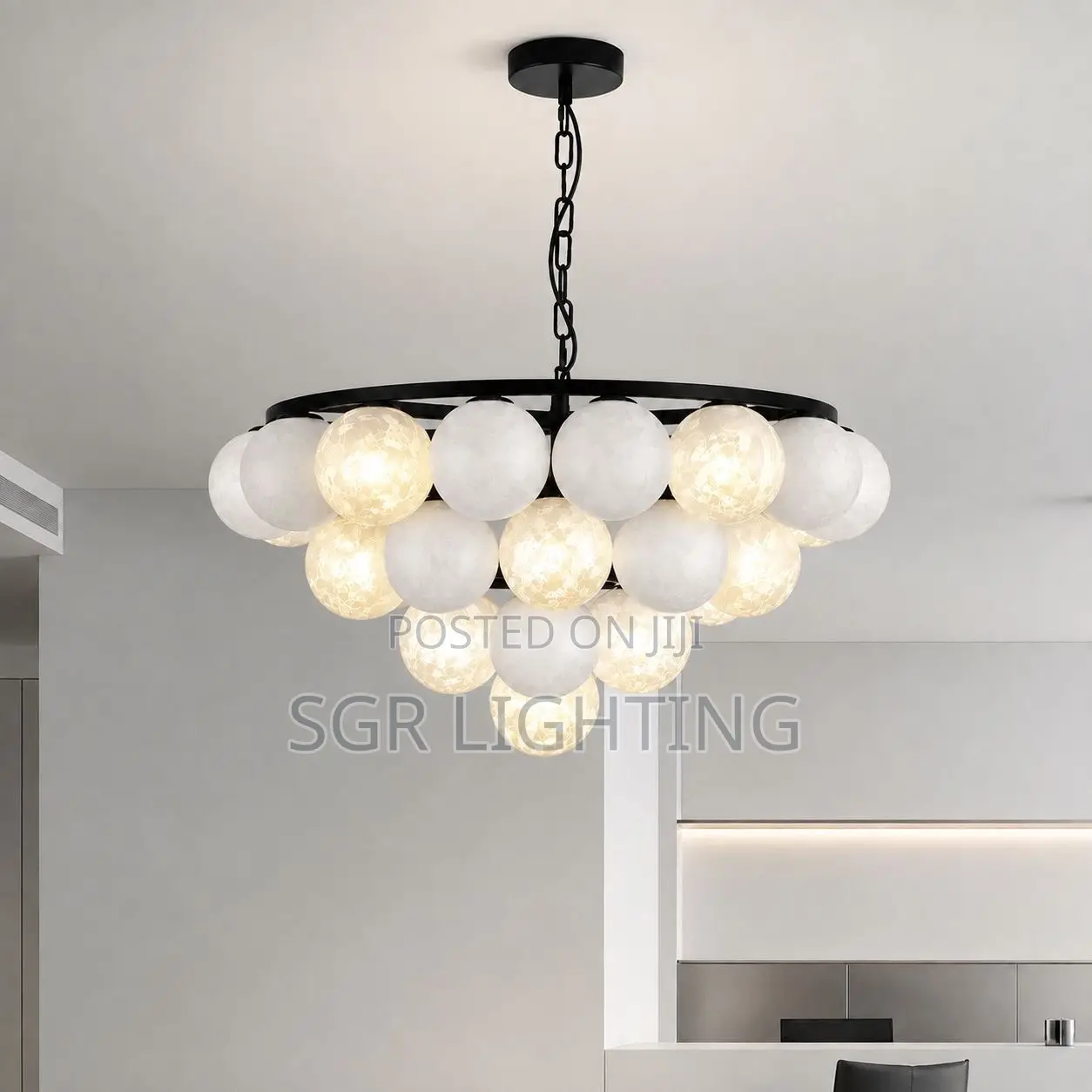 OUFULA Contemporary Restaurant Chandelier Creativity Living Room