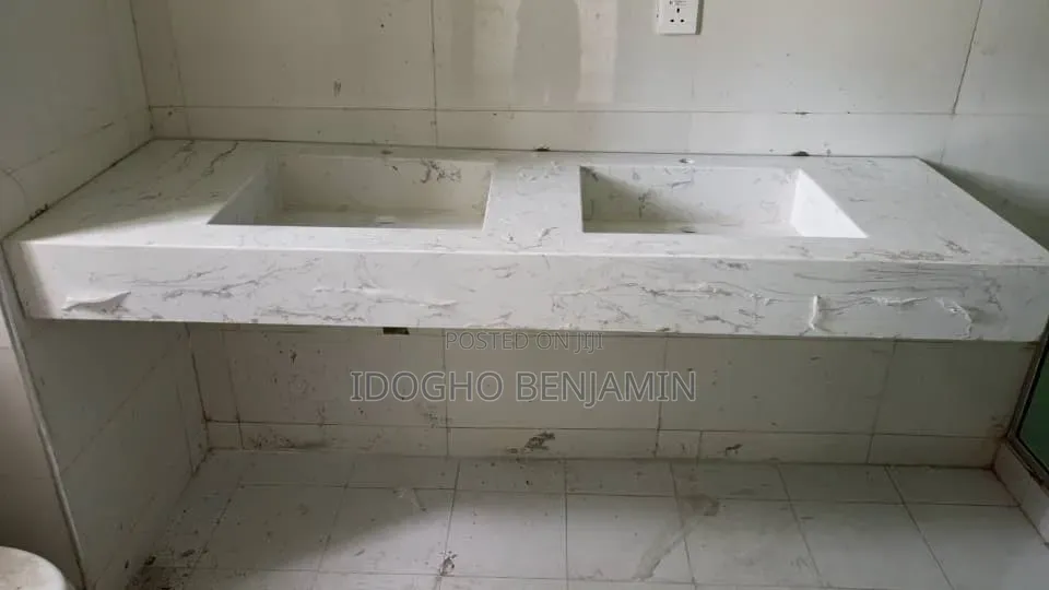 Premium Double Sink Quartz Stone