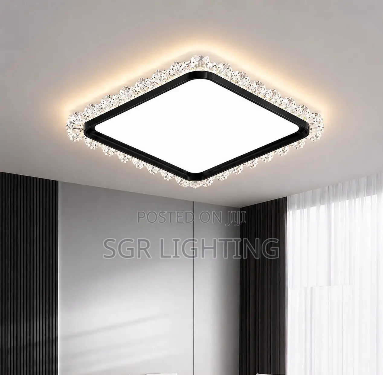 Modern Acrylic LED Ceiling Light Suitable Bedrooms Living Room