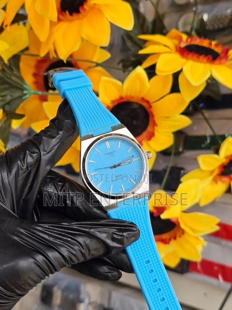 Tissot Stainless Steel Rubber Strap Wristwatch