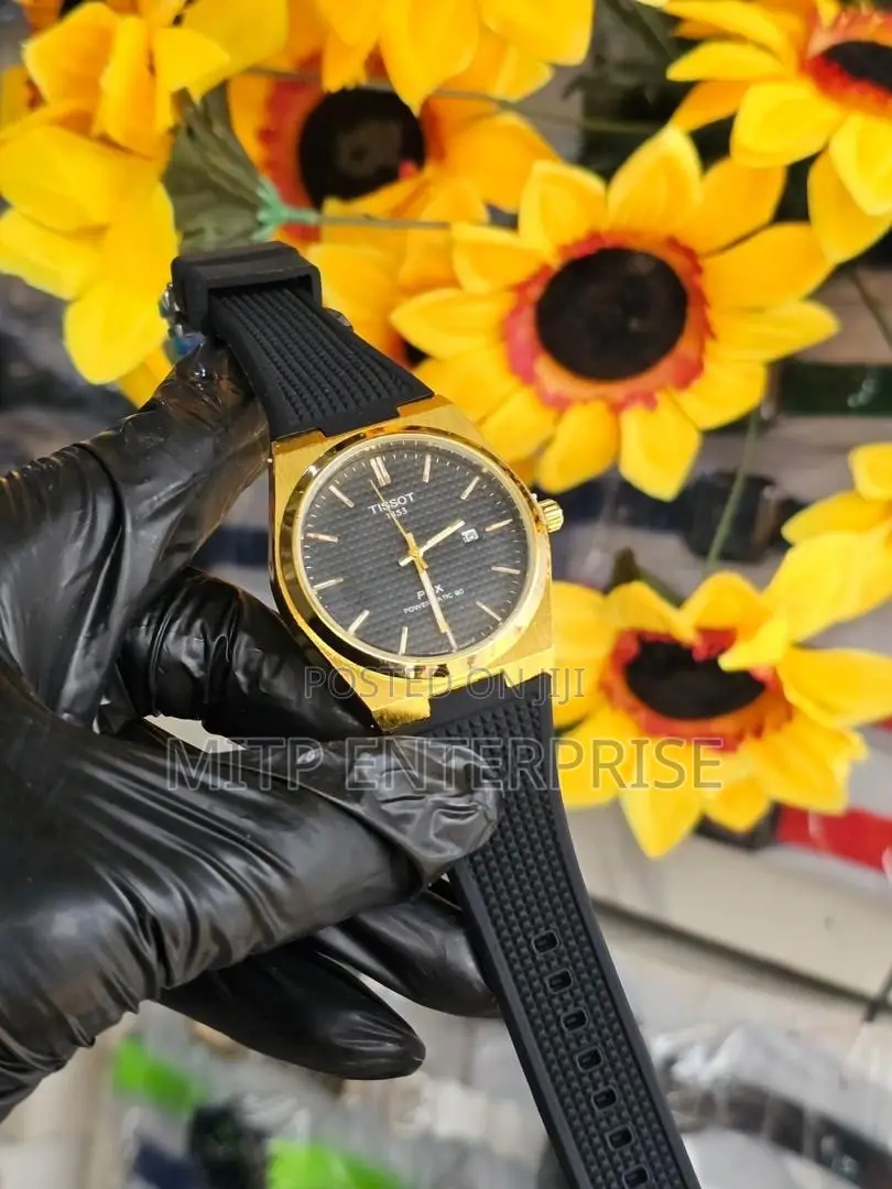 Tissot Stainless Steel Rubber Strap Wristwatch