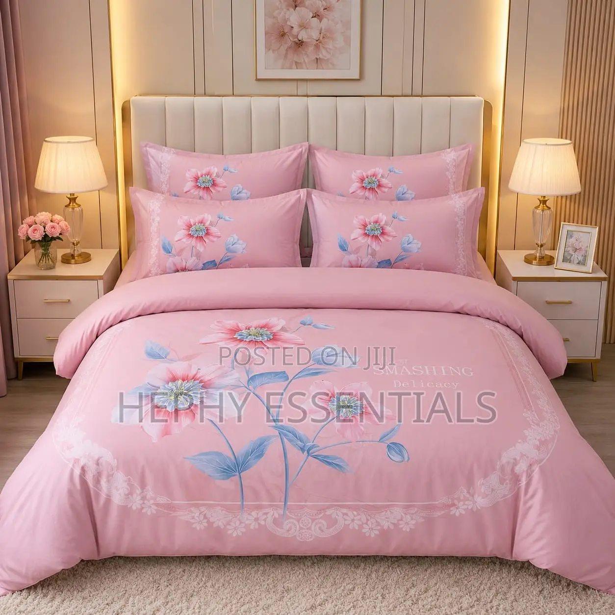 Luxury 3-in-1 Bedding Set , Bedsheet, Duvet Pillowcases