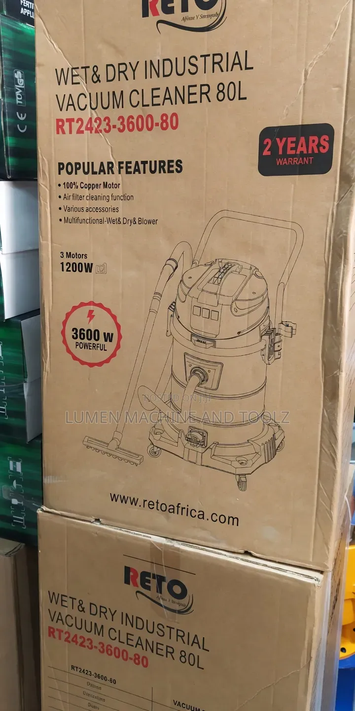 80L Wet Dry Industrial Vacuum Cleaner – RT2423