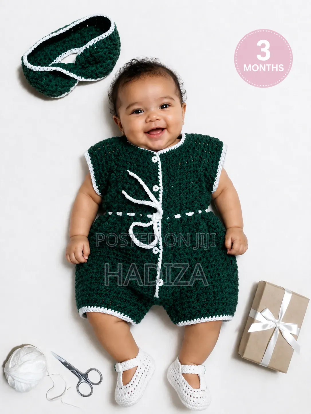 Crochet Baby Romper
