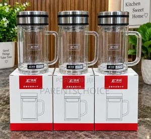 Office Glass Infuser Bottle Tea Tumbler