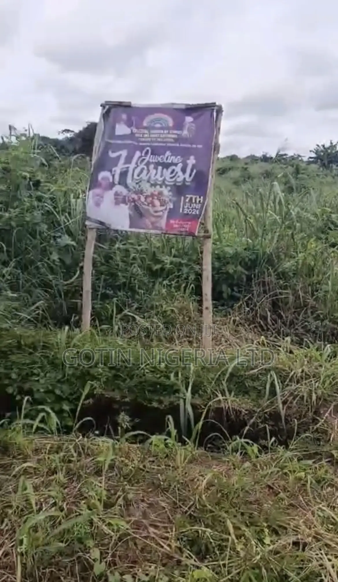 100×100ft Land Along Egba Tarred Road