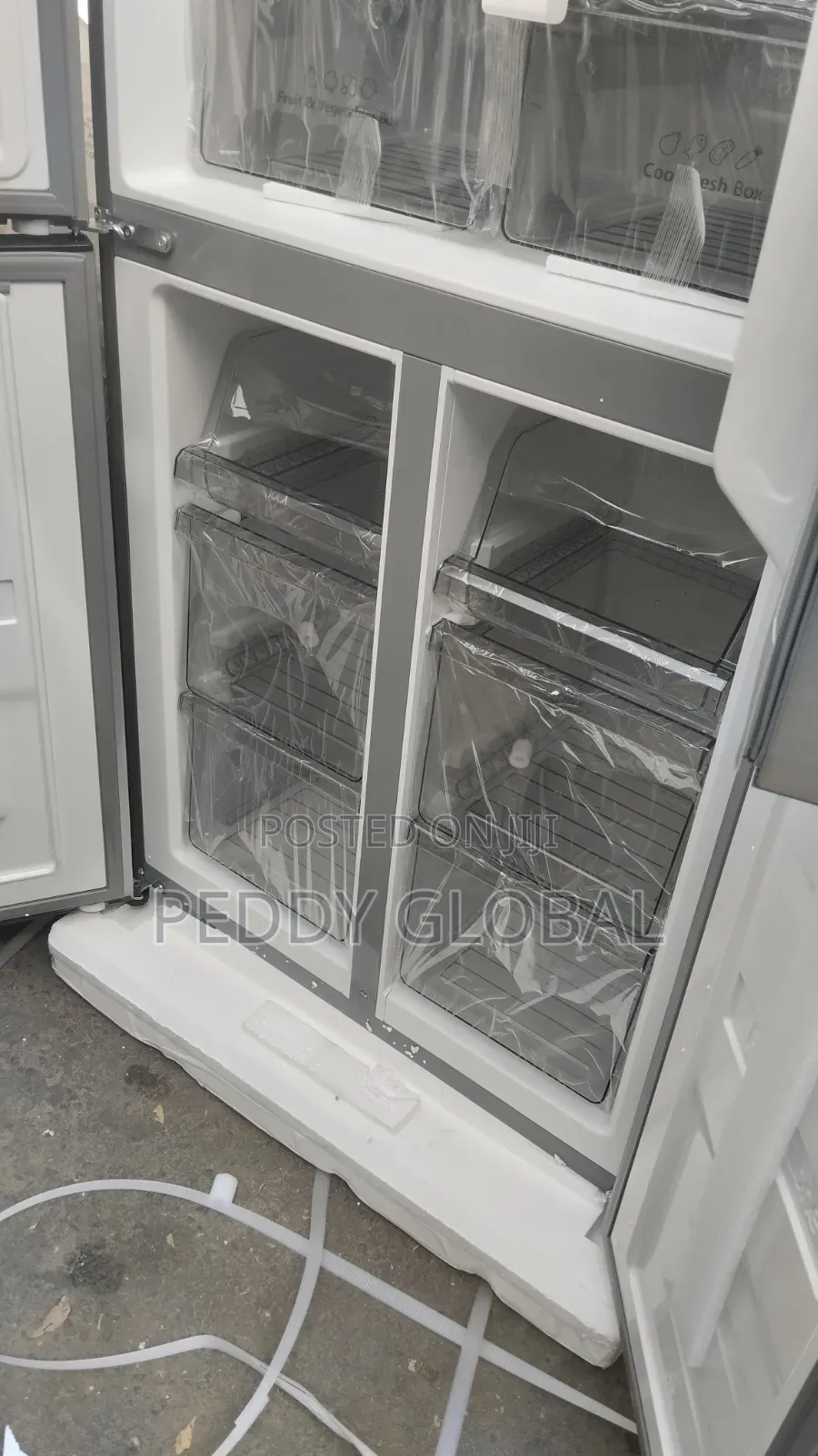 Hisense 522L Cross Door Refrigerator