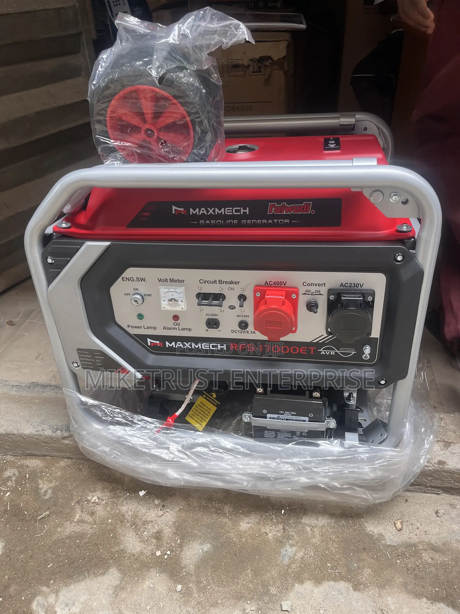 Maxmech 15kva Three Phase Petrol Generator