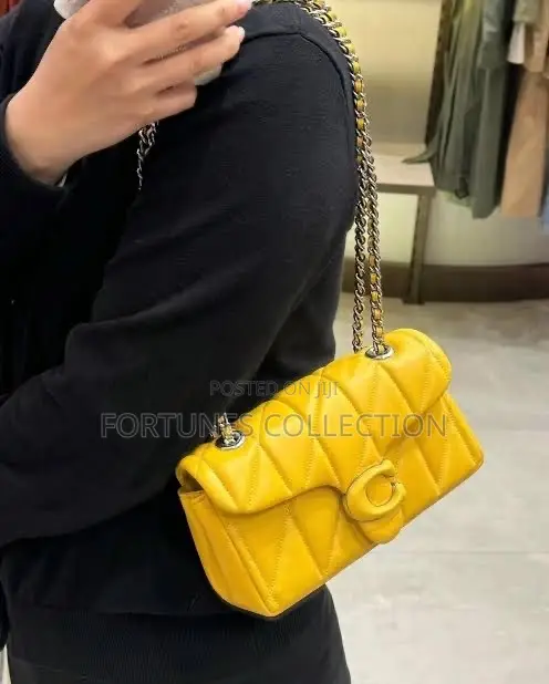 Coach Inspired Pillow Madison Quilted Leather Flap Shoulder Bag