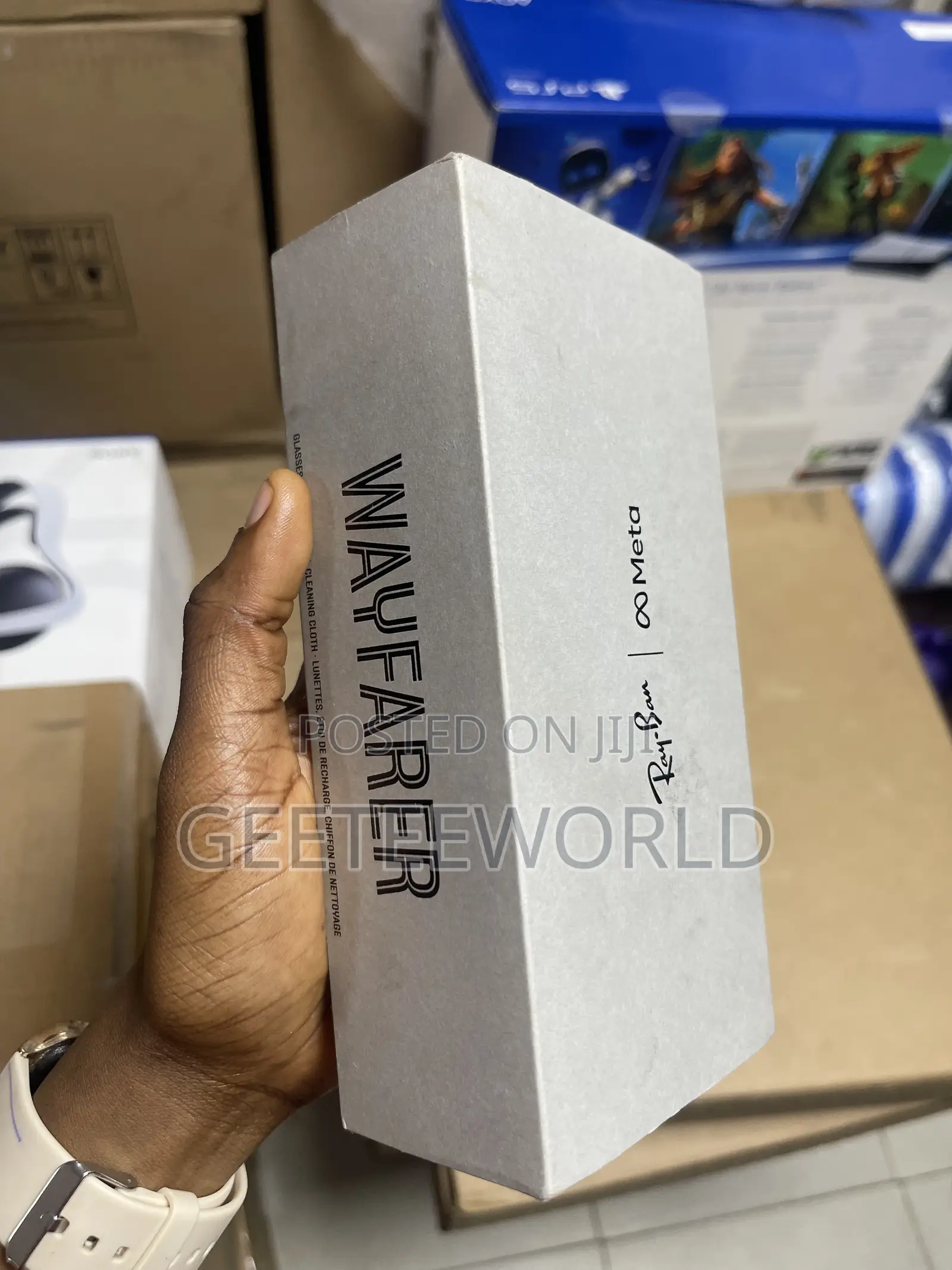 Rayban Wayfarer (Gen1) F Shiny Black L Clear