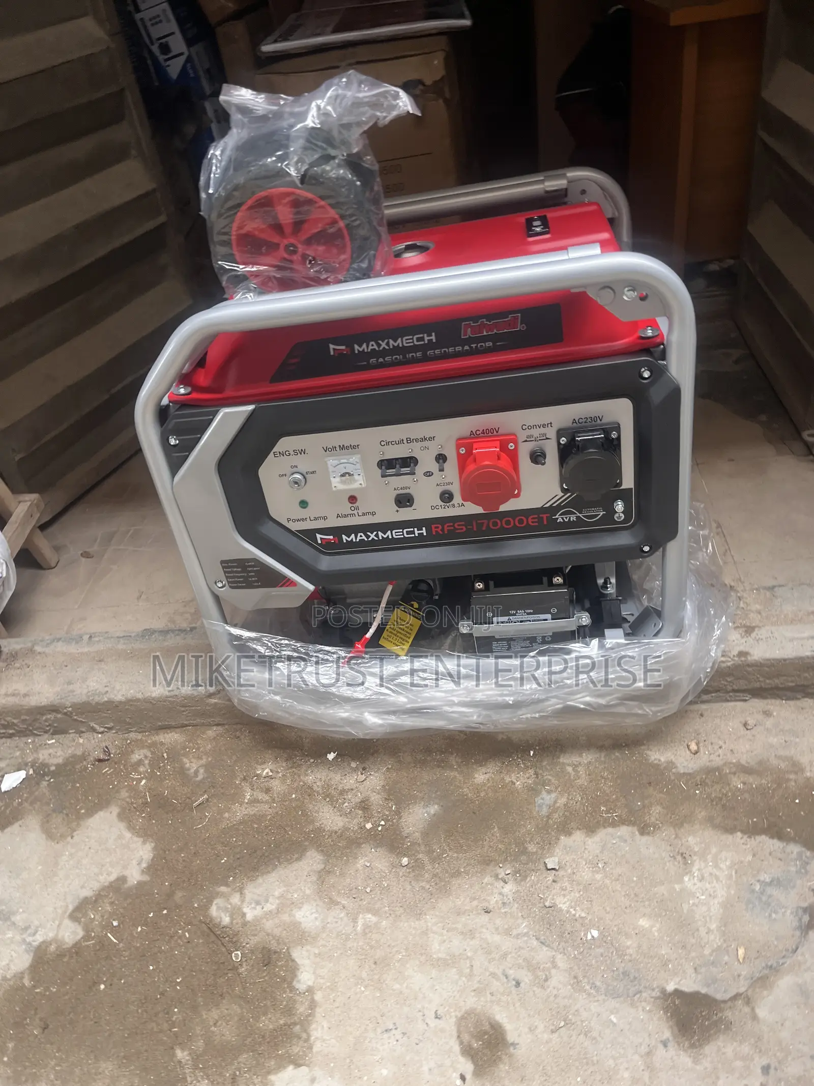 15kva Maxmech Three Phase Copper Petrol Generator