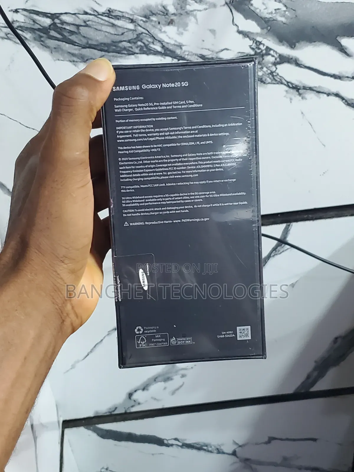 New Samsung Galaxy Note 20 5G 256 GB Black
