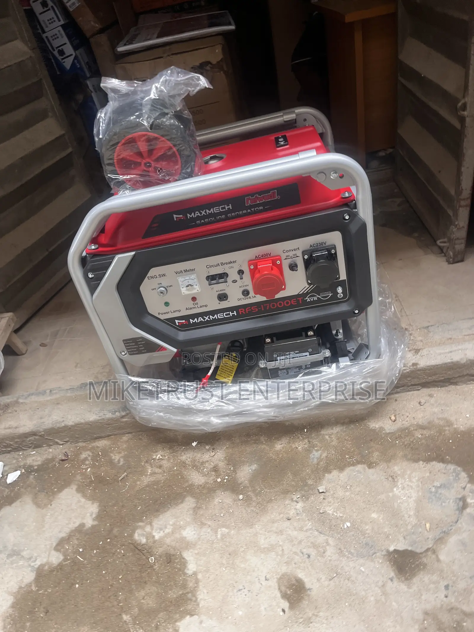 Maxmech 15kva Rugged 3 Phase Generator.