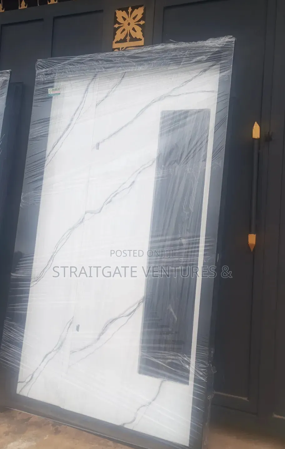 Marble-Like Main Iron Doors