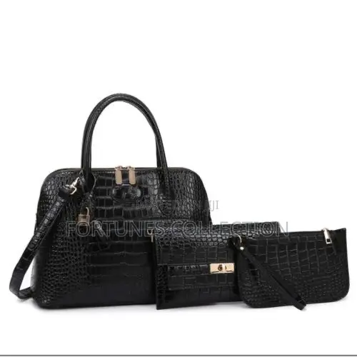 Luxury VSCP Chanel Inspired 3-in-1 Diamond Quilted Handbag Set