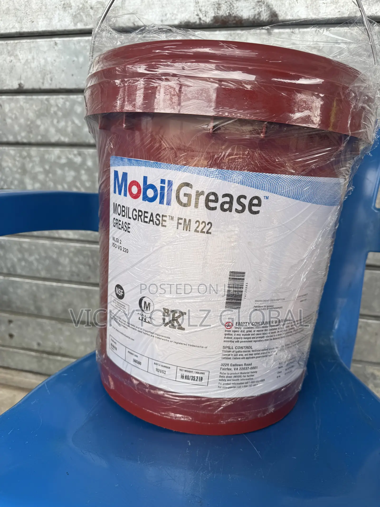 Mobilgrease FM 222 NSF H1 Food Grade 16kg