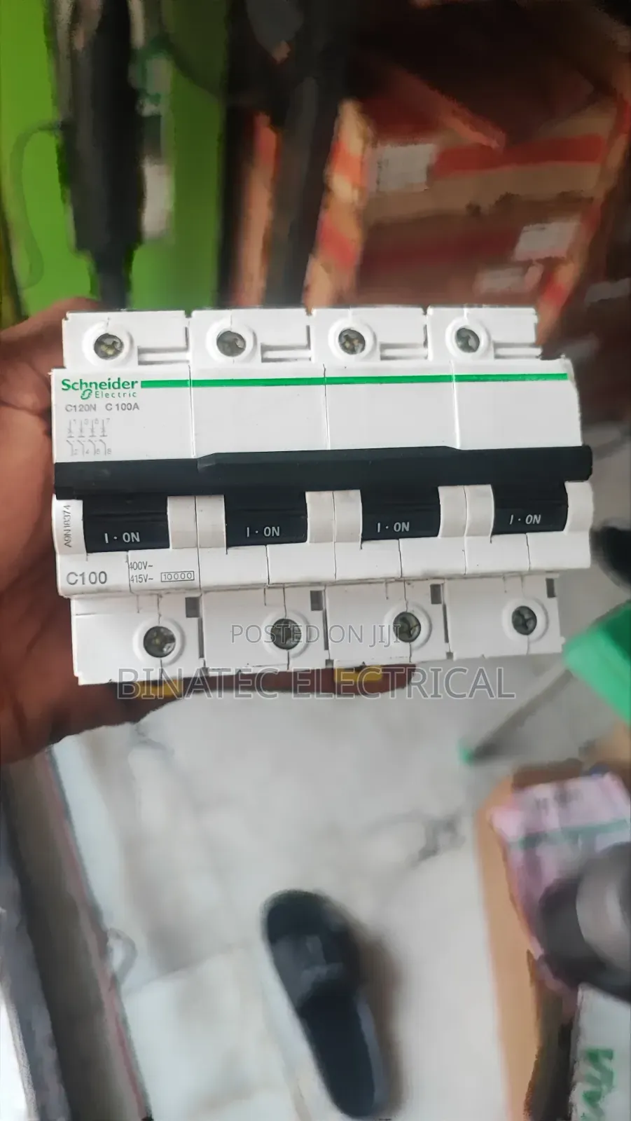 Original 100amps 4pole MCB Schneider