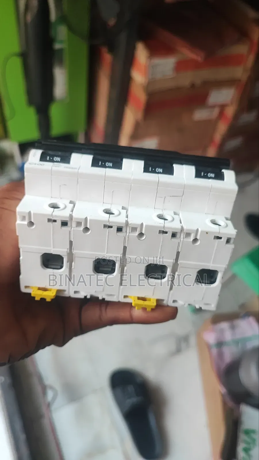 Original 100amps 4pole MCB Schneider