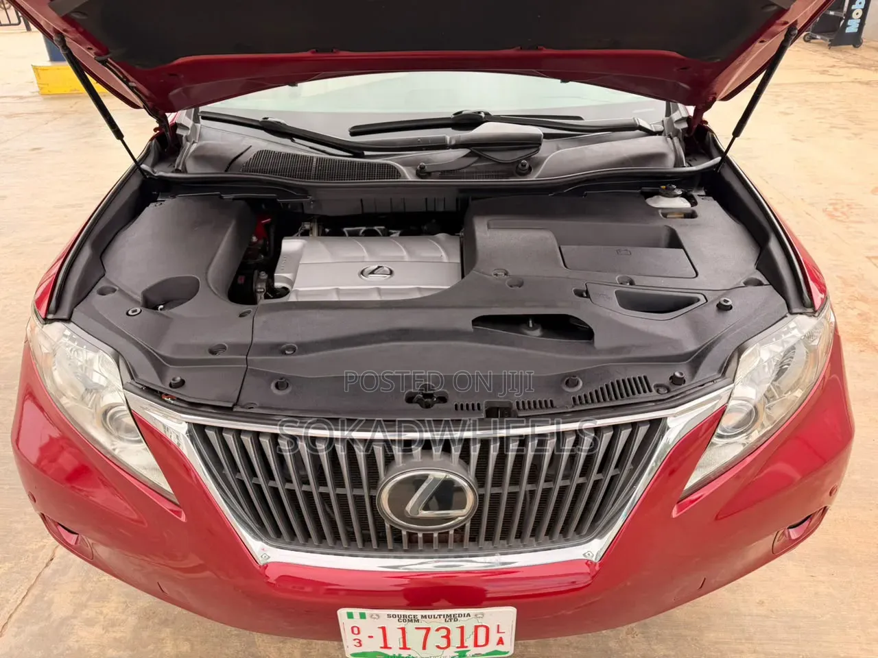 Lexus RX 350 FWD 2012 Red