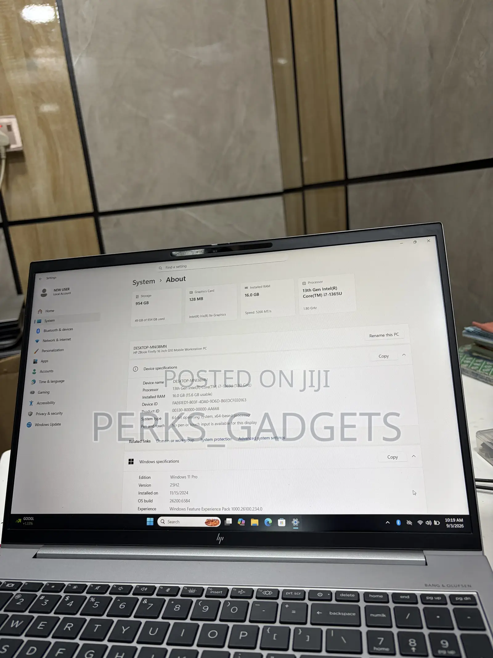 Laptop HP ZBook Firefly 16 G10 16GB Intel Core i7 SSD 1T