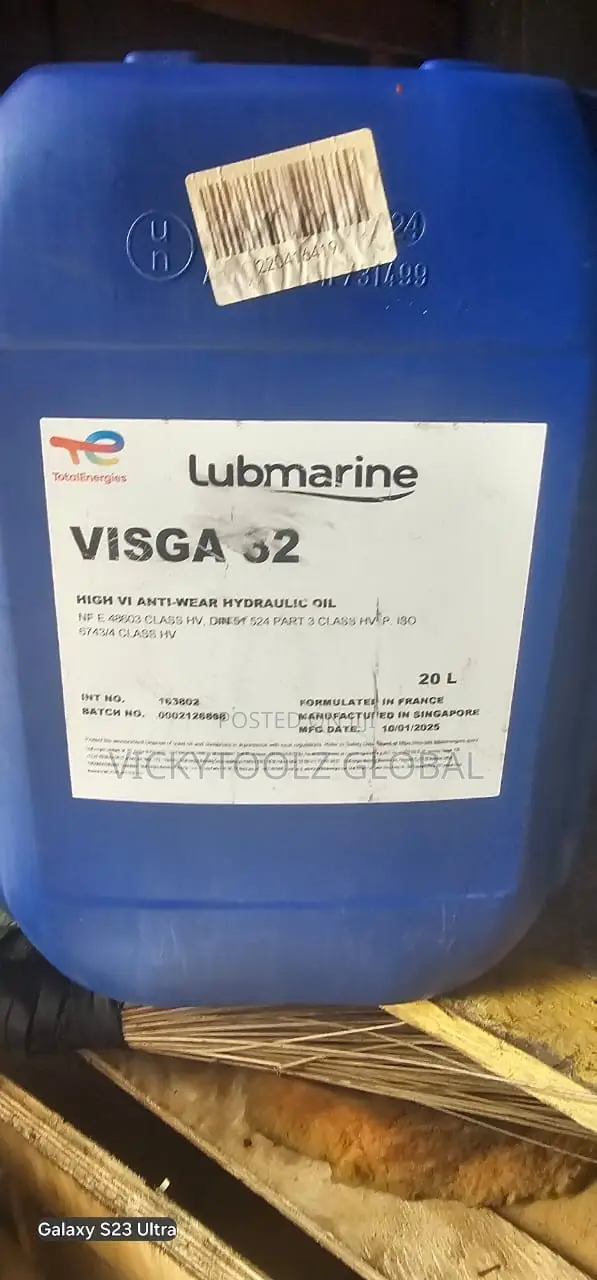 Totalenergies Lubmarine Visga 32 Anti Wear Hydraulic Oil 20liters