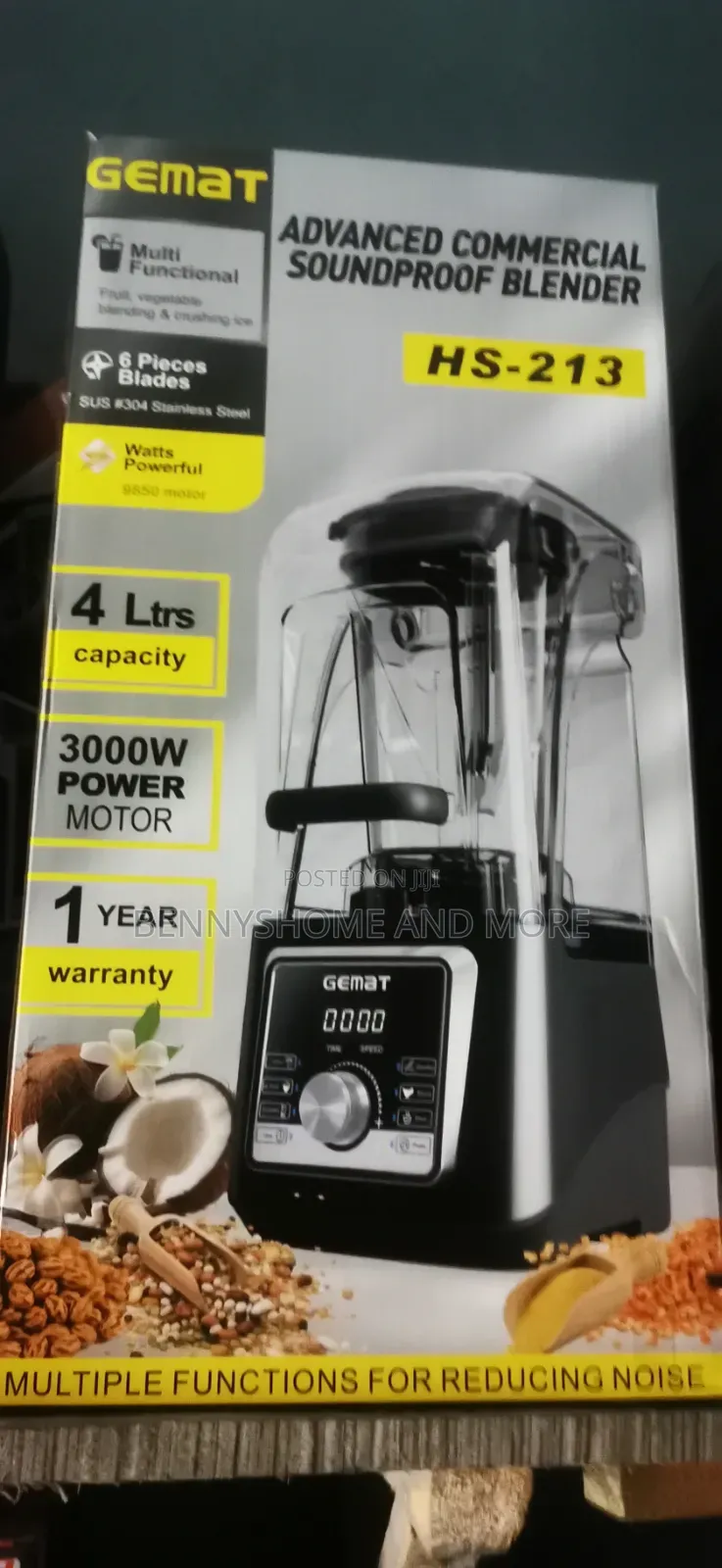 Geemat 4l Commercial Blender