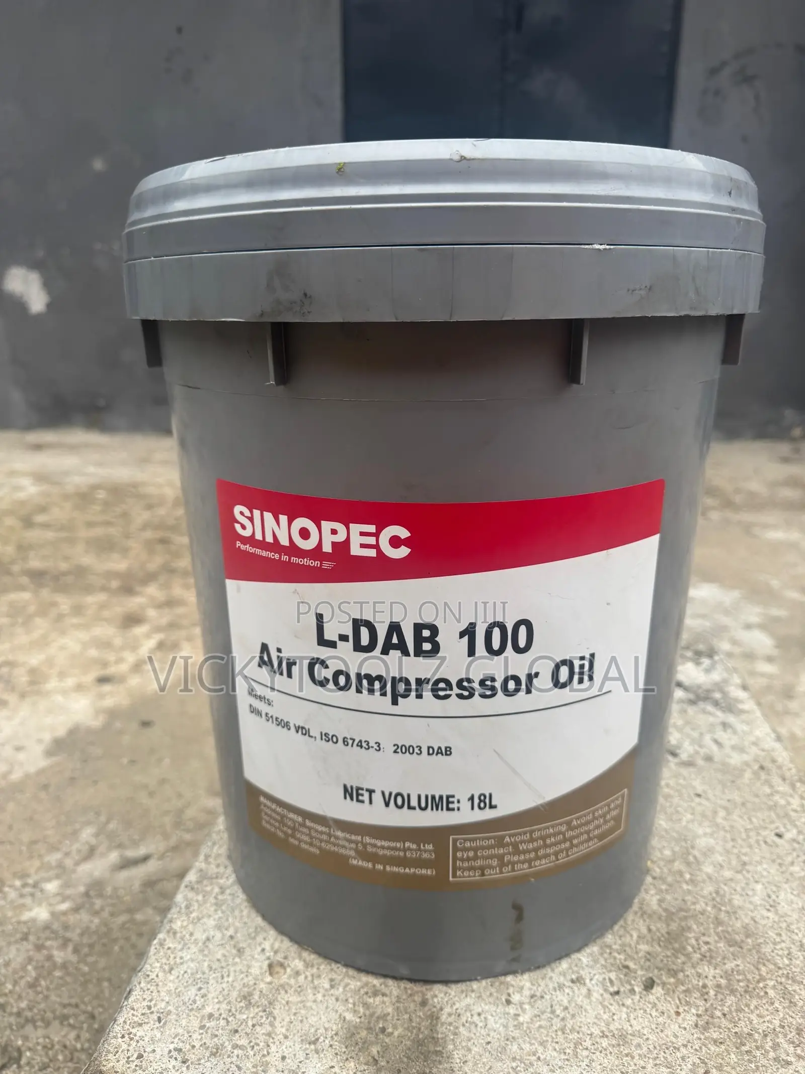 Sinopec L-Hm 32 Anti Wear Hydraulic Oil 20liters