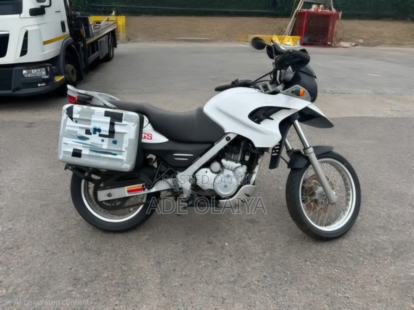 BMW F 650 GS 2008 White
