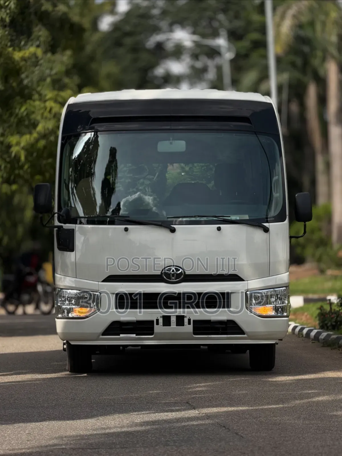 New Toyota Coaster 2025 White