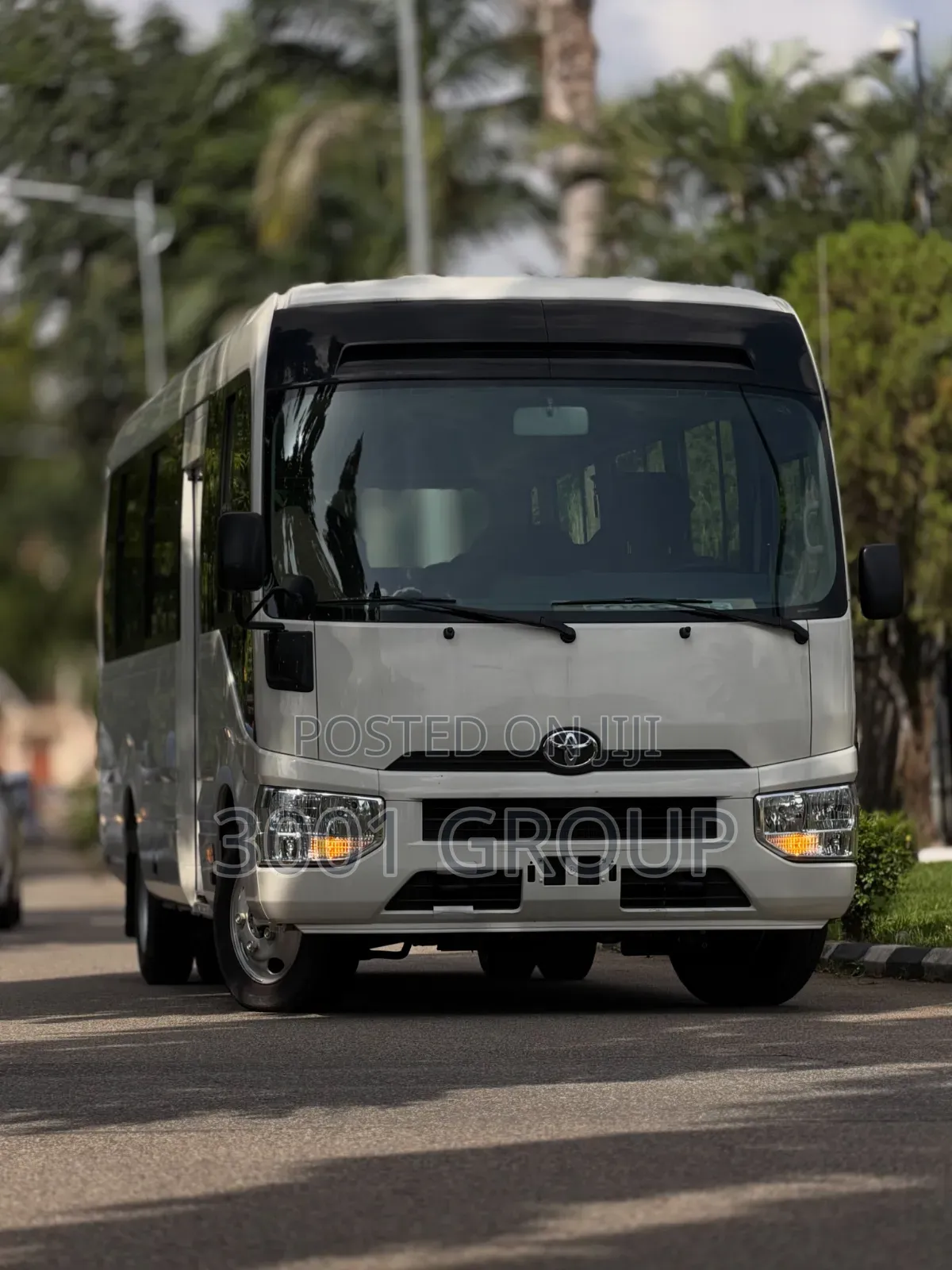 New Toyota Coaster 2025 White