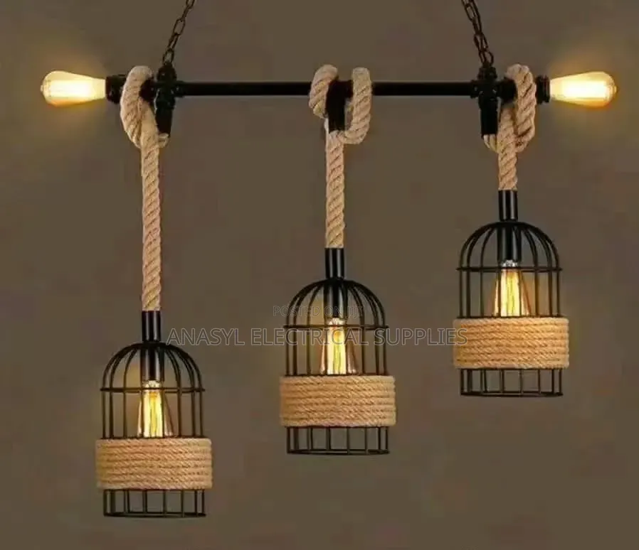 Rustic Industrial Pendant Light
