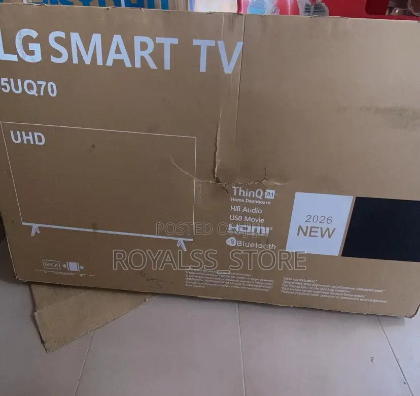 55” Frameless LG Smart TV Model 55UQ70