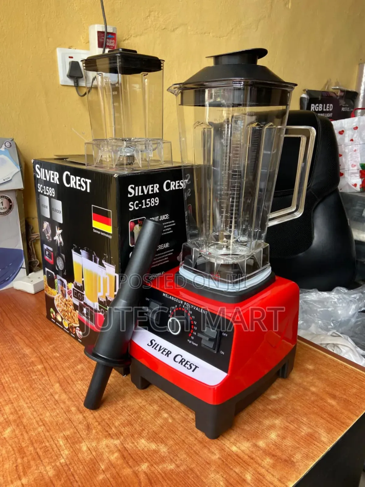 2 in 1 Silver Crest Blender
