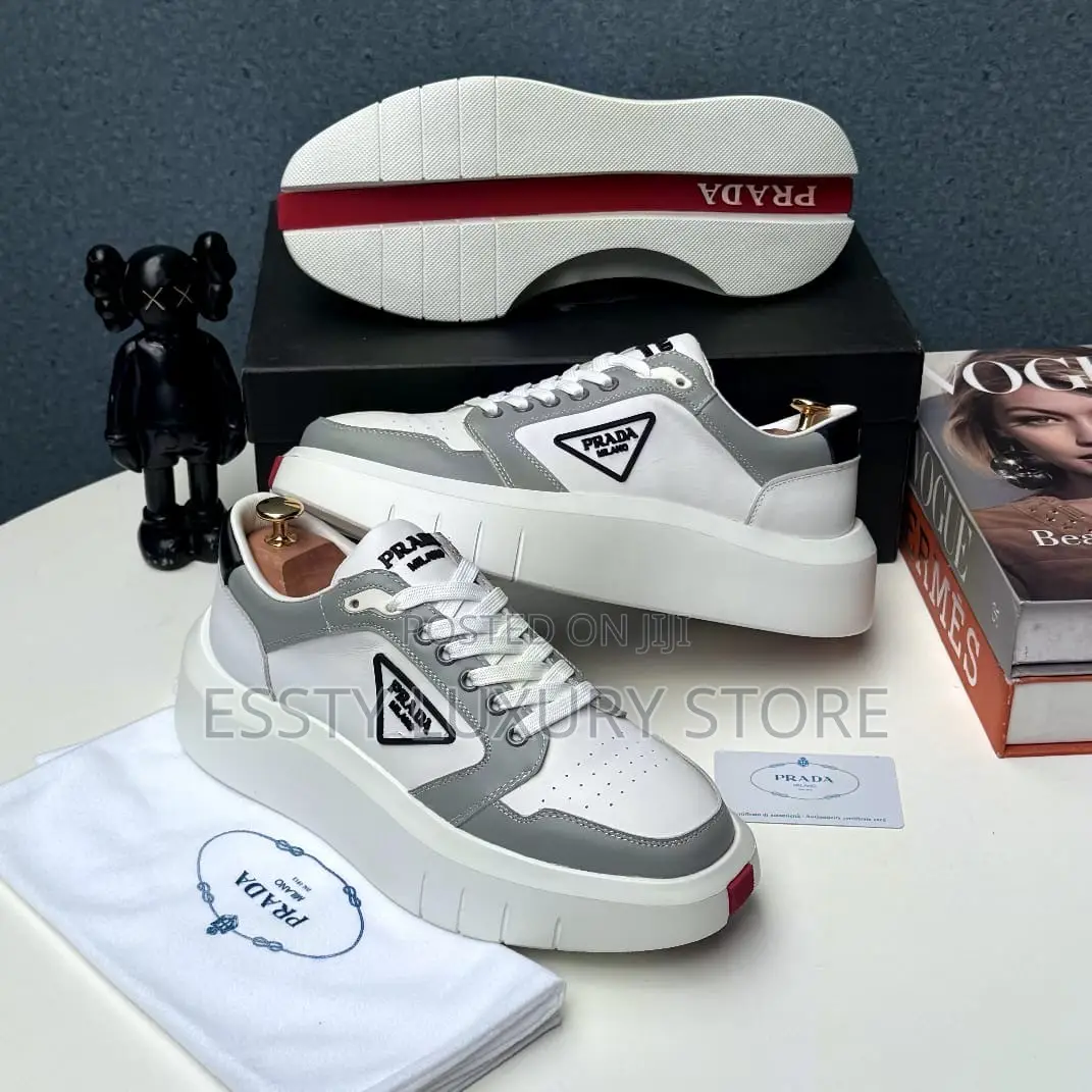 High Quality Luxury Prada Men Sneakers