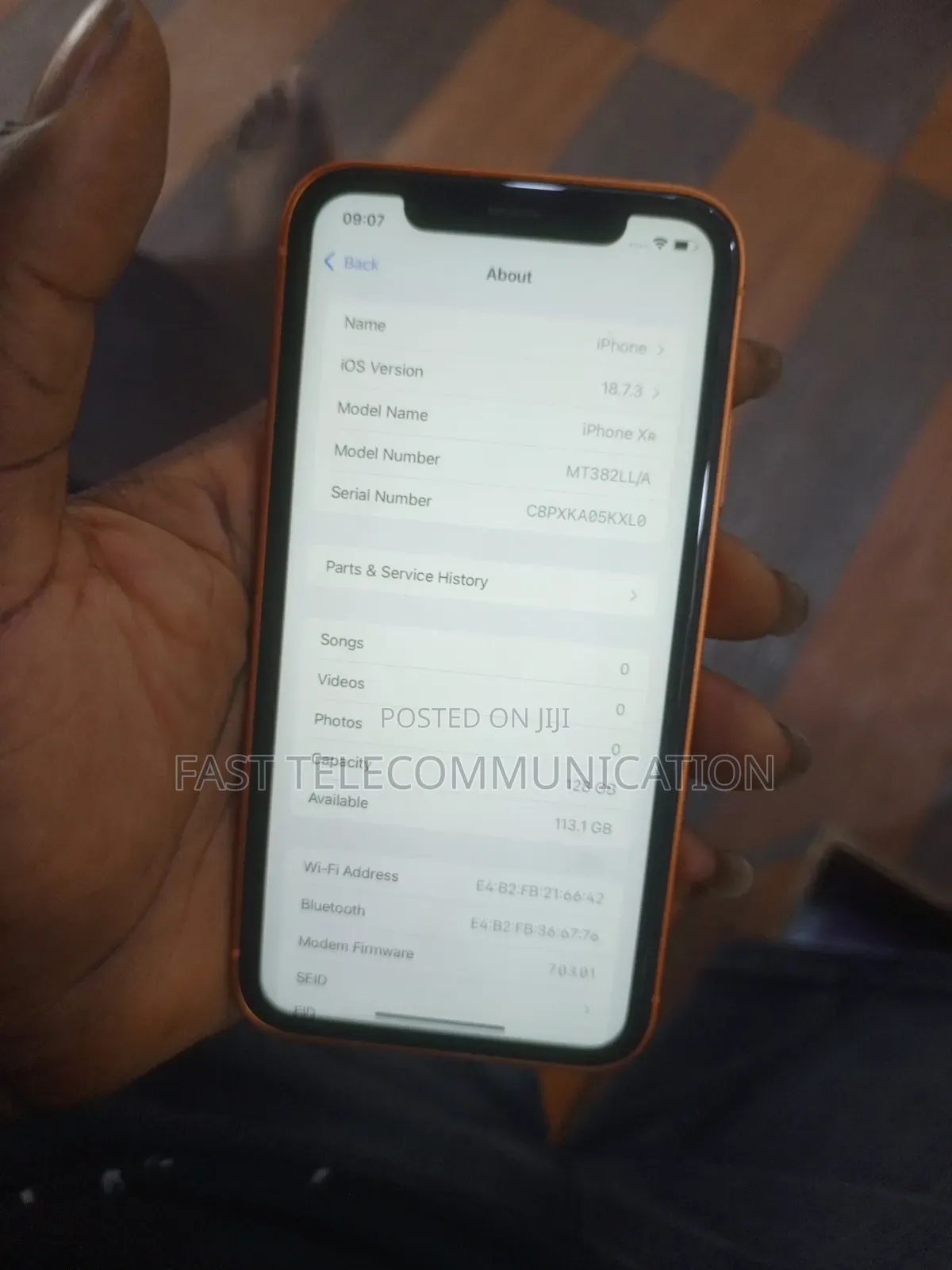 New Apple iPhone XR 128 GB Orange