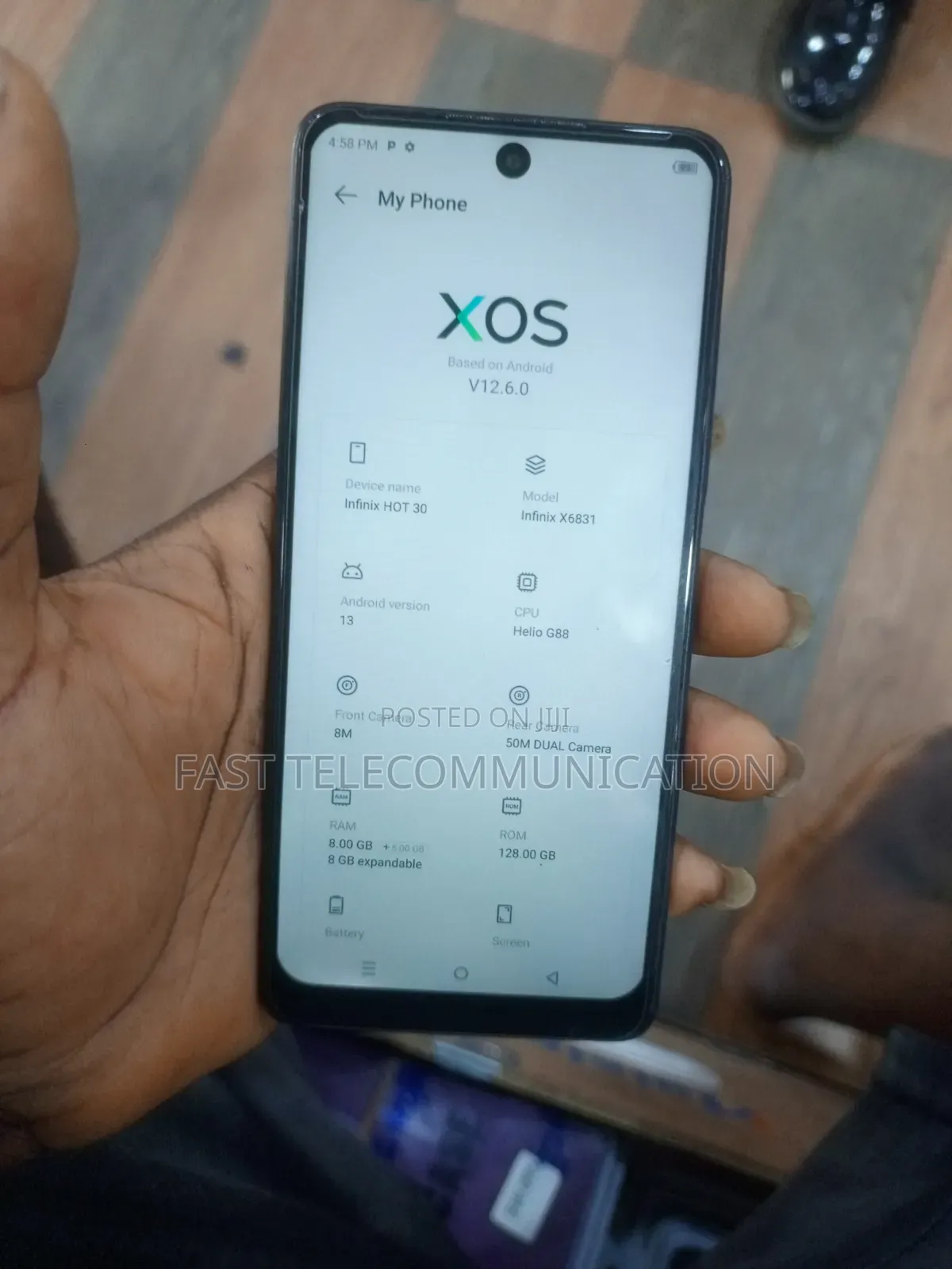 Infinix Hot 30 128 GB Black
