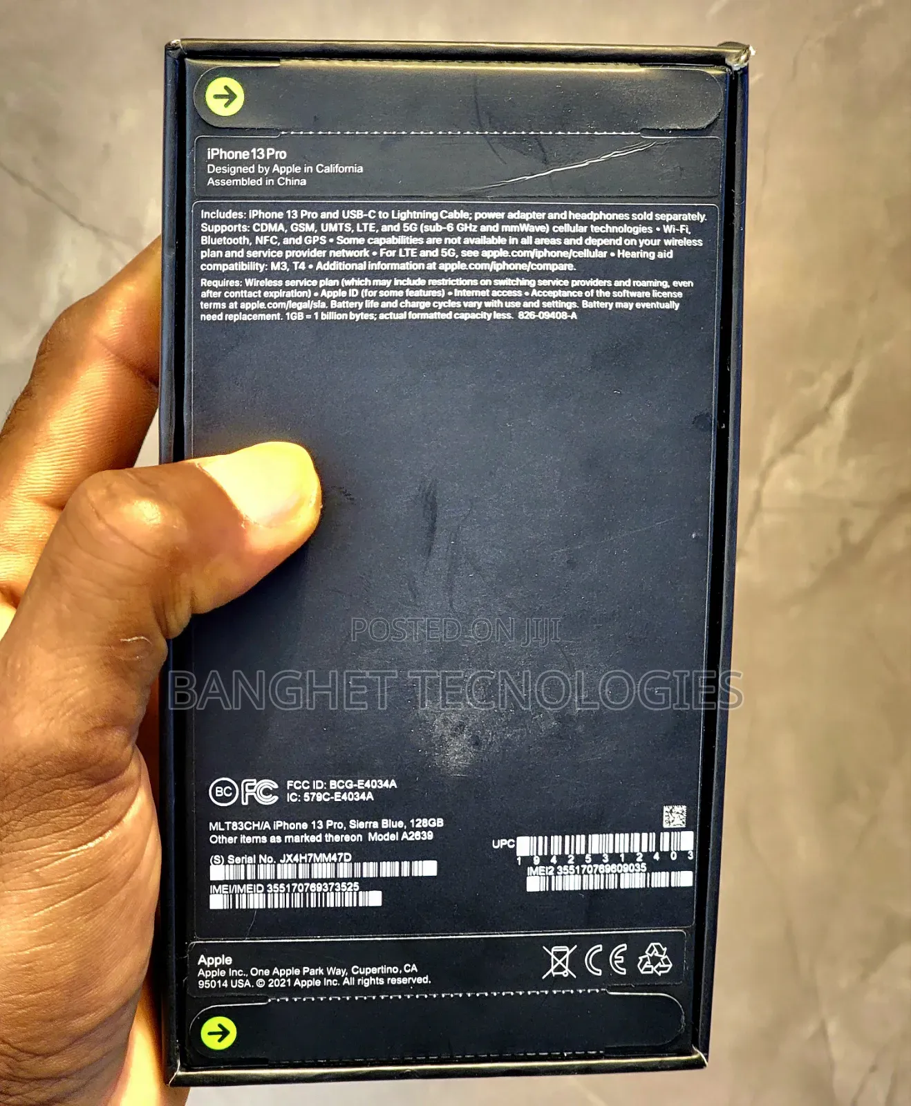 New Apple iPhone 13 Pro 256 GB Blue