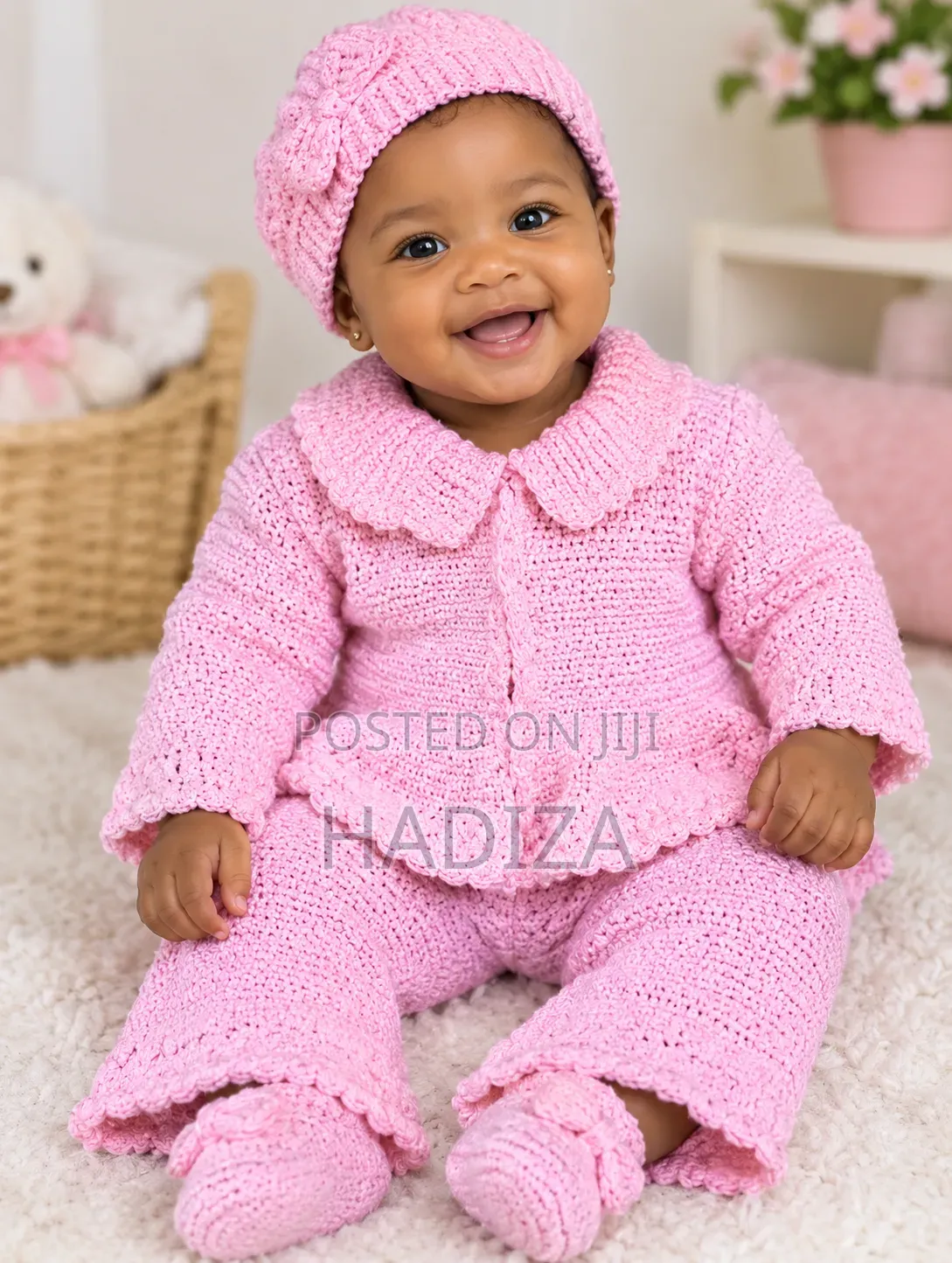 Homemade Crochet Baby Set