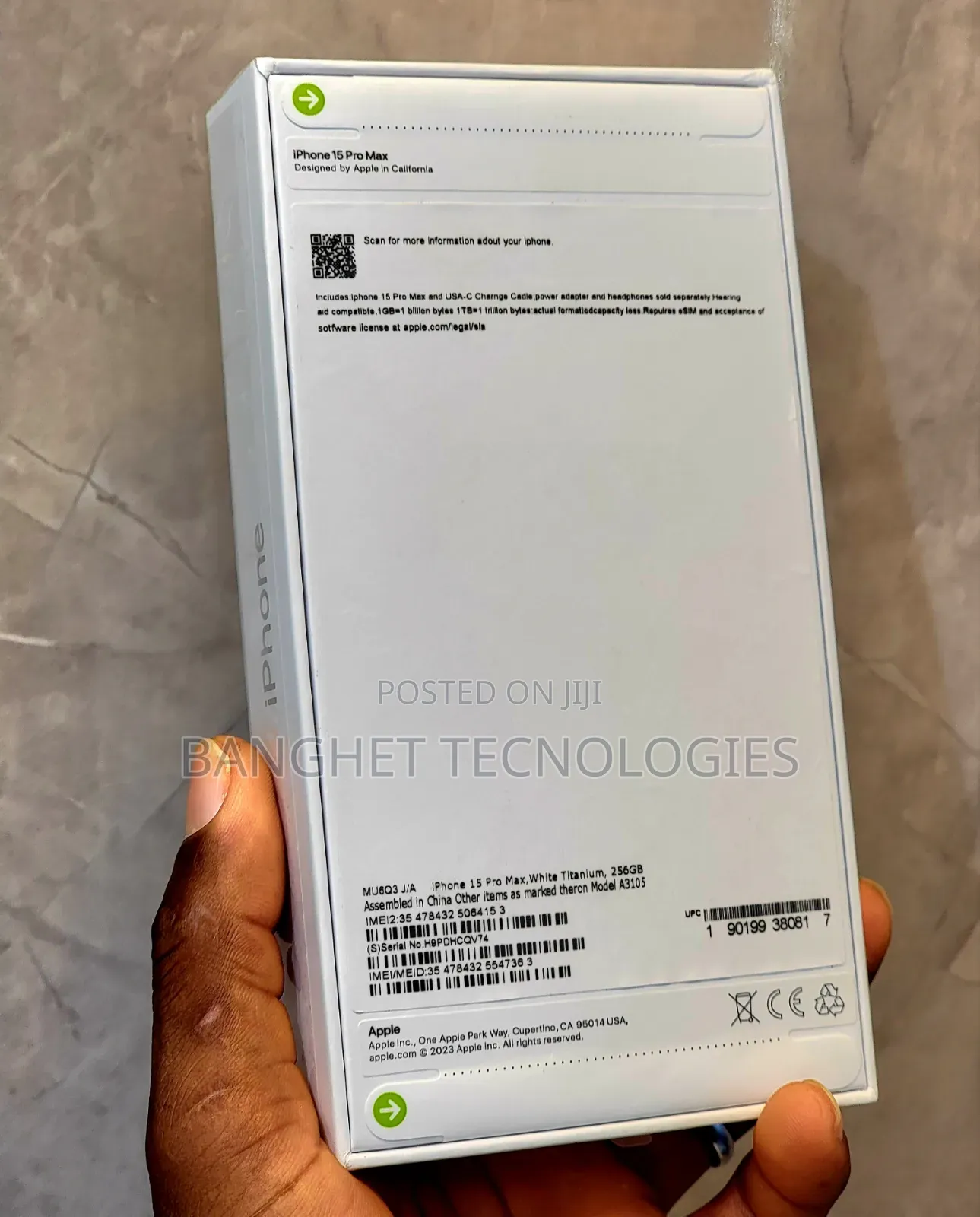 New Apple iPhone 15 Pro Max 256 GB White