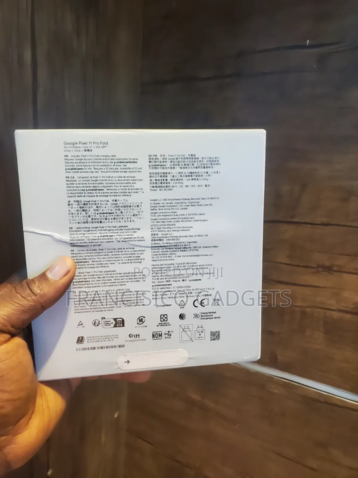 New Google Pixel 11 Pro Fold 256 GB Gray