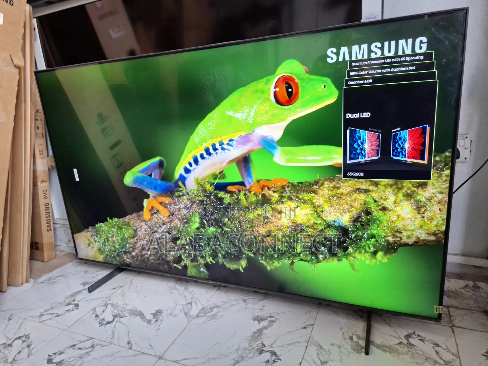 2022 65" Samsung QLED Q60B Class Real4k UHD HDR Smart TV