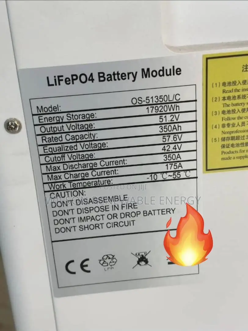 17.9kwh Cell Amrecan Lithium Battery