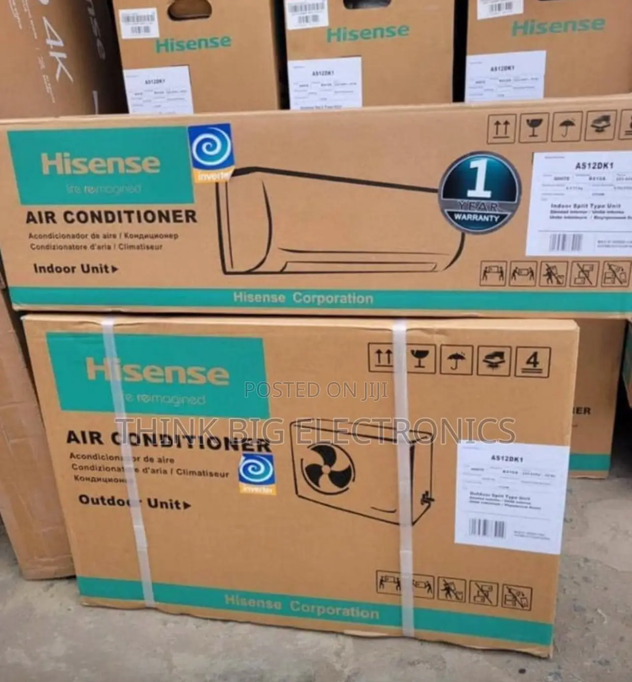 Hisense 1.5HP Inverter Split Unit Air Conditioner (100% Copper)