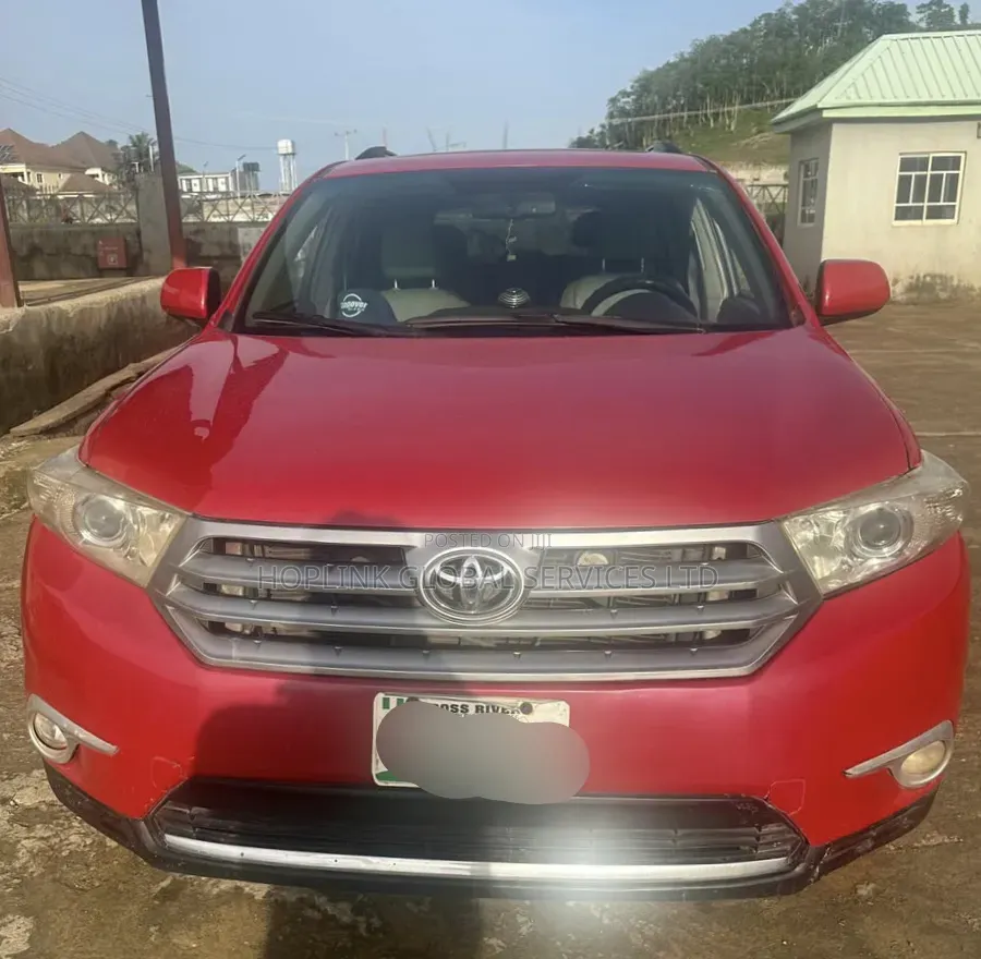 Toyota Highlander 2013 Red