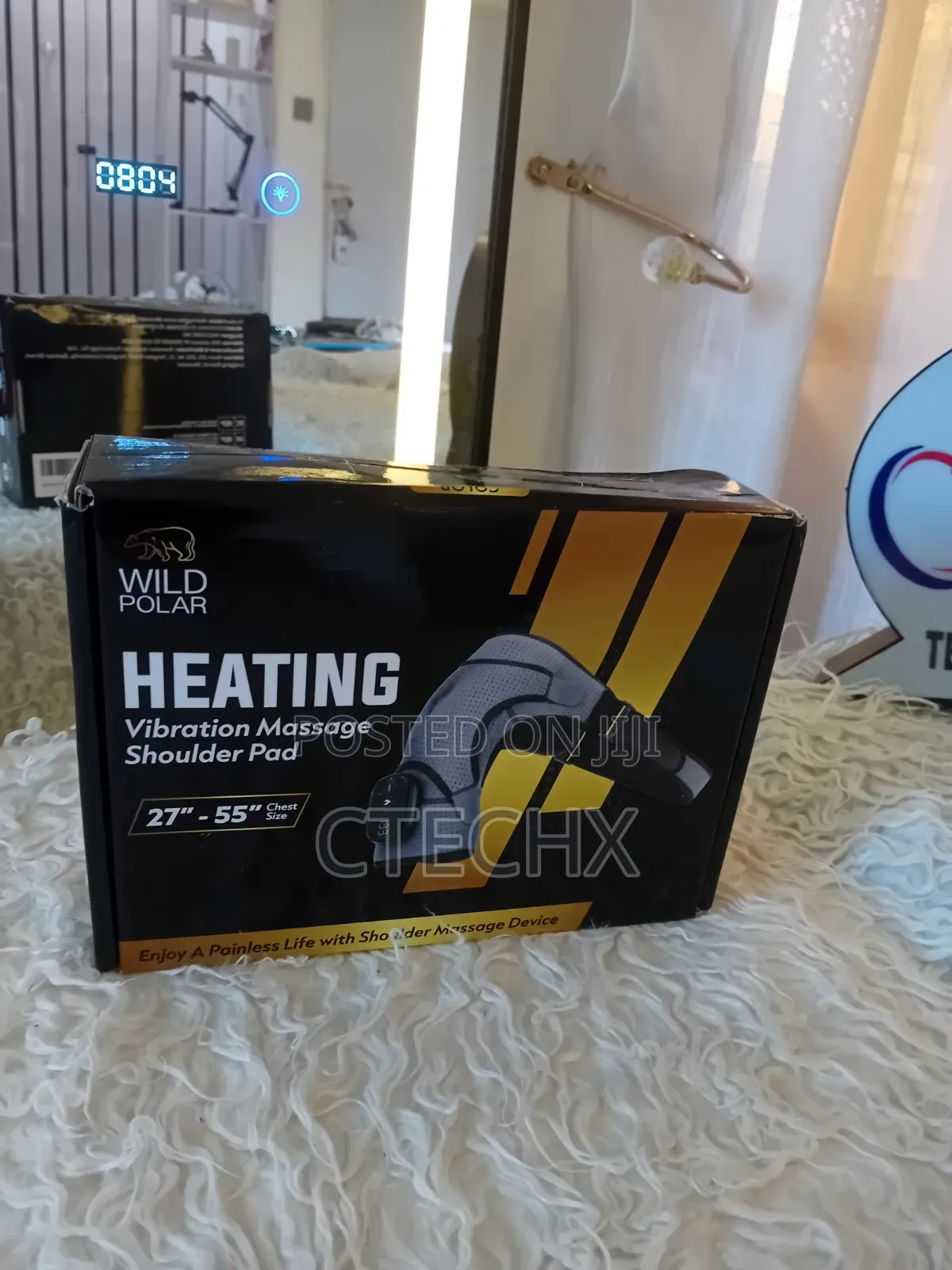 Wild Polar Heating Vibration Massage Shoulder Pad. 27" - 55" Chest