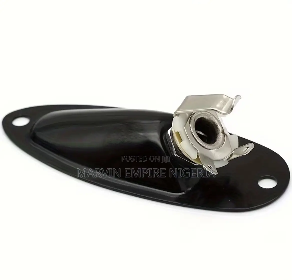 ST Style Black Electric Guitar Boat Jack Port Socket Standard 1/4 Inch