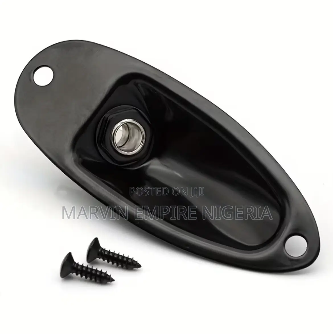 ST Style Black Electric Guitar Boat Jack Port Socket Standard 1/4 Inch